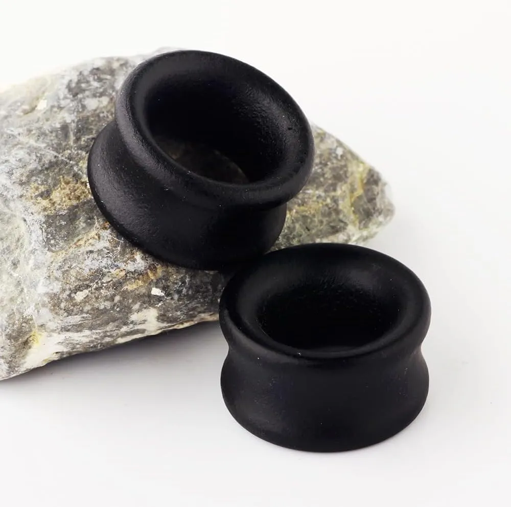 1 Pair Wooden Ear Gauges - 6-20mm Hollow Tunnels for Stretching, Lightweight Organic Plugs for Daily Wear or Festivals (Men Women Unisex)