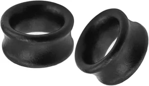1 Pair Wooden Ear Gauges - 6-20mm Hollow Tunnels for Stretching, Lightweight Organic Plugs for Daily Wear or Festivals (Men Women Unisex)