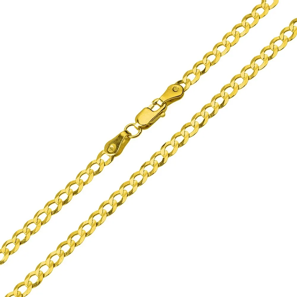 14K Yellow Gold Beaded Vertical Infinity Pendant with Cable, Curb, or Figaro Chain Necklaces
