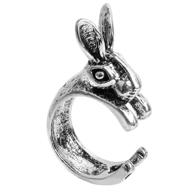 1pcs Titanium Steel Eagle Dragon Claw Halloween Skull Ring