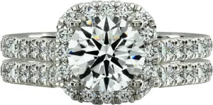 2 Carats Engagement Rings Wedding Bands Bridal Sets for Women 925 Sterling Silver Pear Shaped CZ Cubic Zirconia