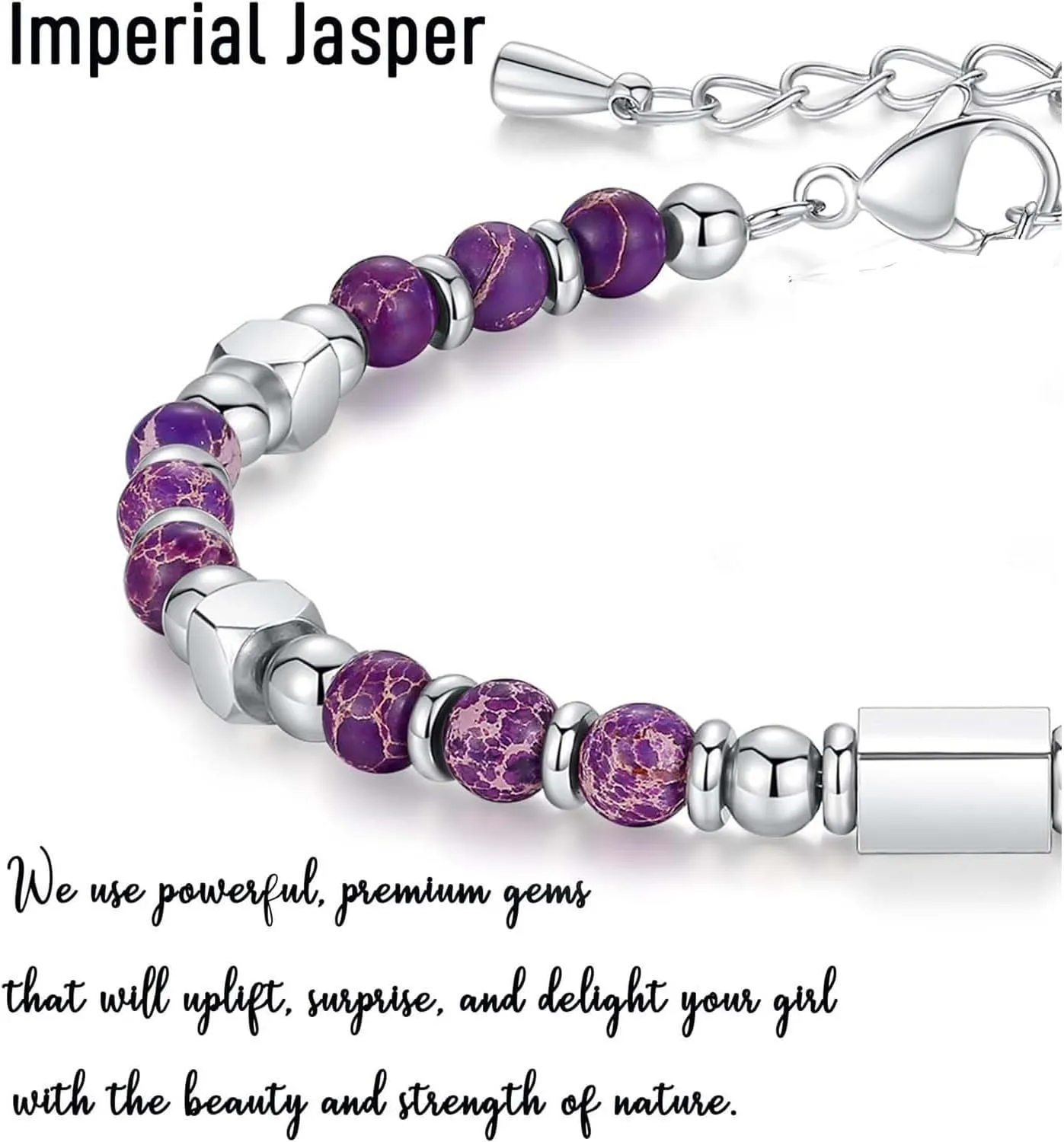 2025 Graduation Gifts for Her/Women/Gril, Small Crystal Graduation Bracelet with Unique Cap Gift Box Blue