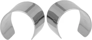 2Pcs Stainless Steel Non Piercing Ear Cuff Wraps for Men Women Fashionable Clip Earrings present for Birthdays Weddings Clubs and More