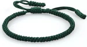 2pcs/set Handmade Tibetan String Bracelet Adjustable Woven Rope Knot Buddhist Kabbalah Protection Lucky Friendship Bracelets for Mens Womens Amulet Giftting