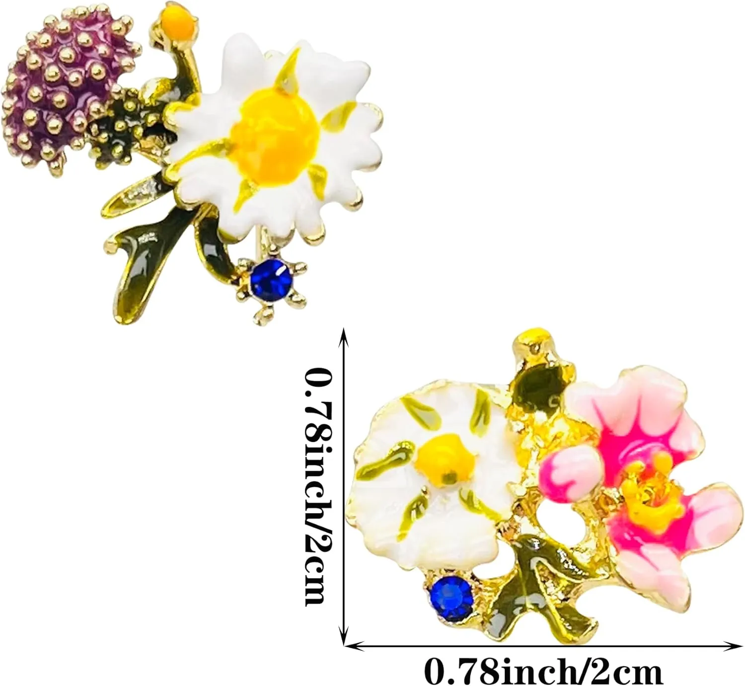4 Pairs Bohemian Resin Daisy Flower Matte Floral Long Petal Dangle Earrings Exaggerated Layered Floral Petal Drop Earrings for Women Chic Wedding Jewelry