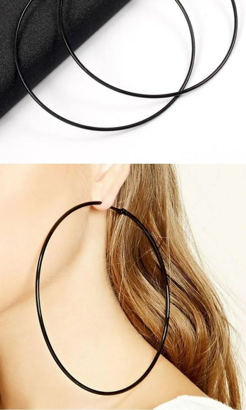 4 Pairs Stainless Steel Huggie Hoop Earrings for Women Girsl Minimalist Lightweight Chic Fashion 18K Gold Plated Basketball Earrings Piercing Lightweight Trendy Unique Birthday Jewelry 30/40/50/60mm