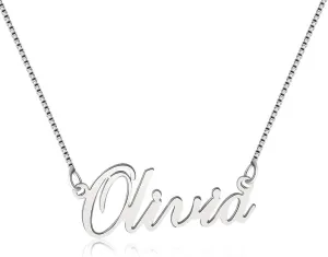 925 Sterling Sliver Custom Name Necklace Personalized Initial Necklaces Pendant Jewelry Gift for Her