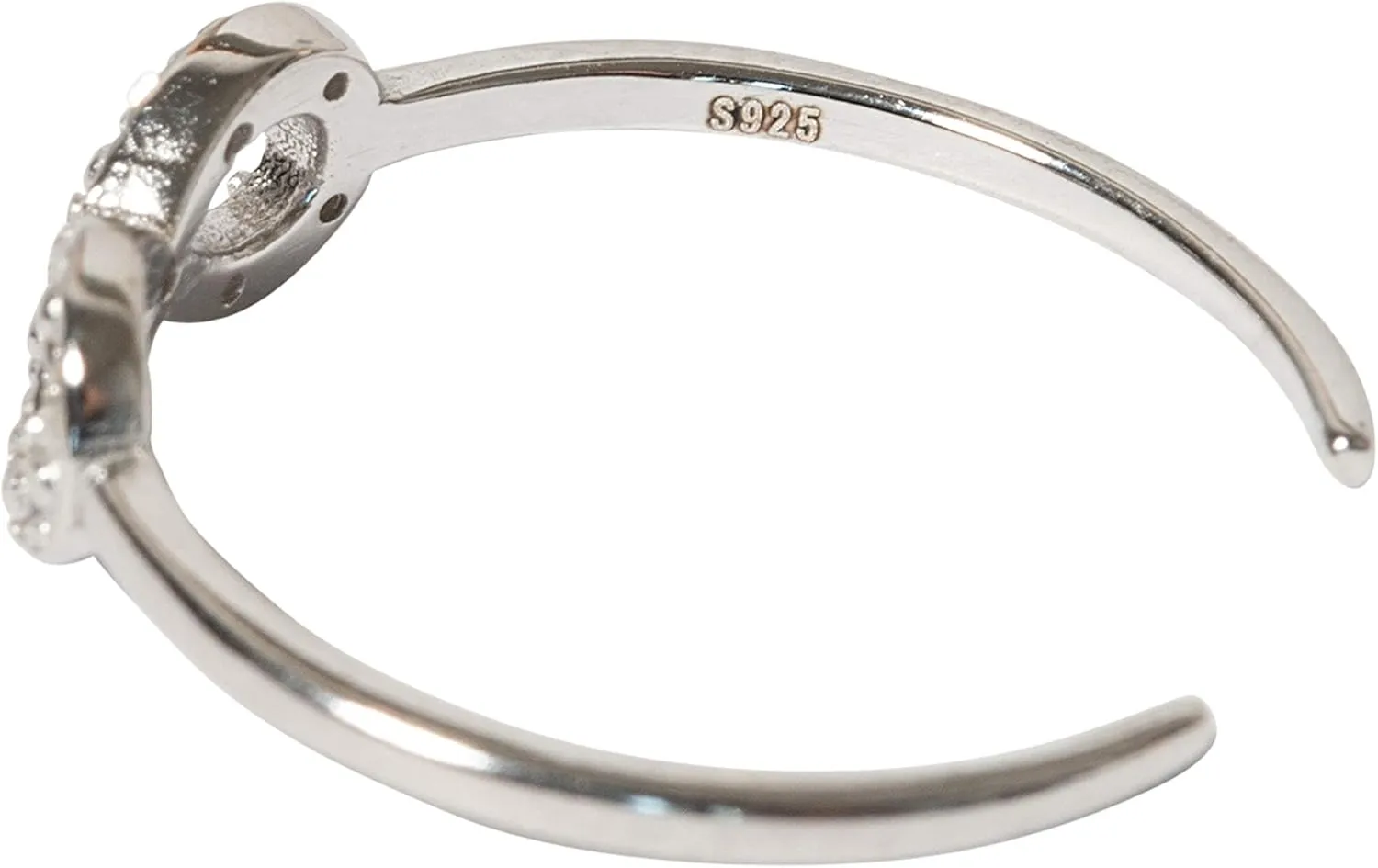 925 Sterling Solid Silver Adjustable Mixed Design Open Toe Ring Rings Finger Ring Women Gift