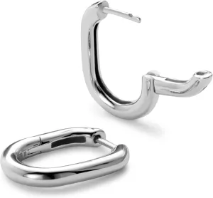 Ana Luisa Rox Rectangle Hoop Earrings for Women - Chic Small & Mini 14K Gold Plated Hoop Trendy Earrings & Silver Rhodium Plated Huggie Hoops - Hypoallergenic Tarnish-Free Water-Resistant Huggie Hoops