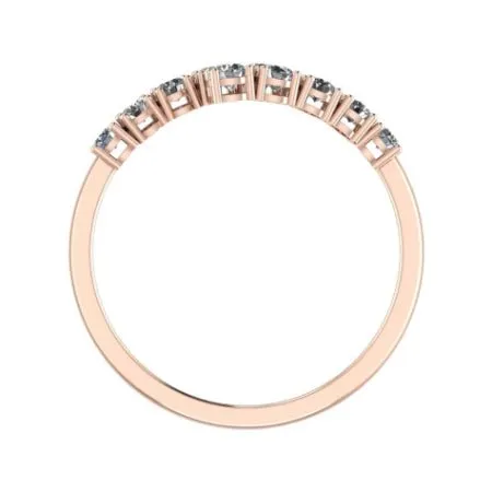 Anthea Split Bar Trendy Lab Diamond Wedding Ring
