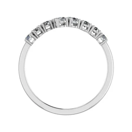 Anthea Split Bar Trendy Lab Diamond Wedding Ring