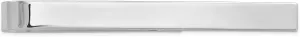 Avariah Solid 14k White Gold Polished Tie Bar - 50mm