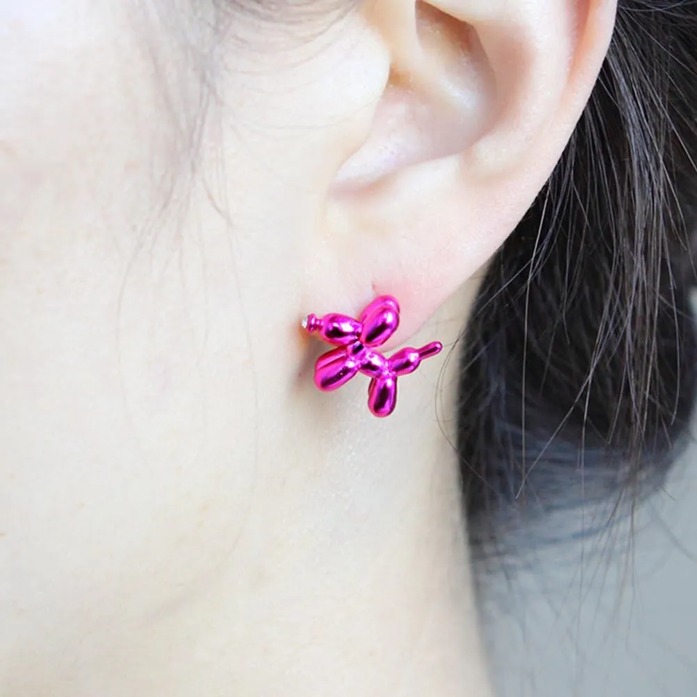Balloon Dog Stud Earrings