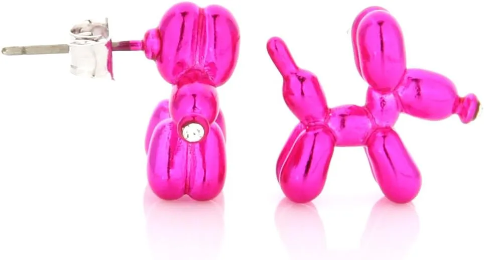 Balloon Dog Stud Earrings