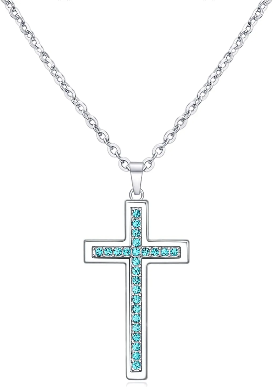 Baptism Cross Necklace for Women,First Communion Gold Cross Necklaces Jewelry Gifts for Women