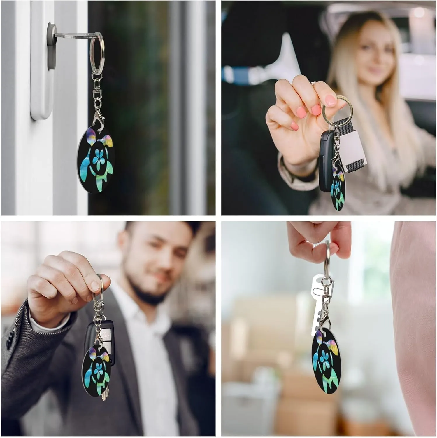 Baseball Keychain, Key Chain Keychains Organizer Keyring for Women Men Boy Girls