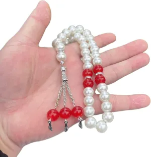 Beads Bracelet Elegant Beaded Bracelet Rosary Bracelets Unique Beads Bracelet Prayer Beads Wristband Imitation Pearl Material for Woman