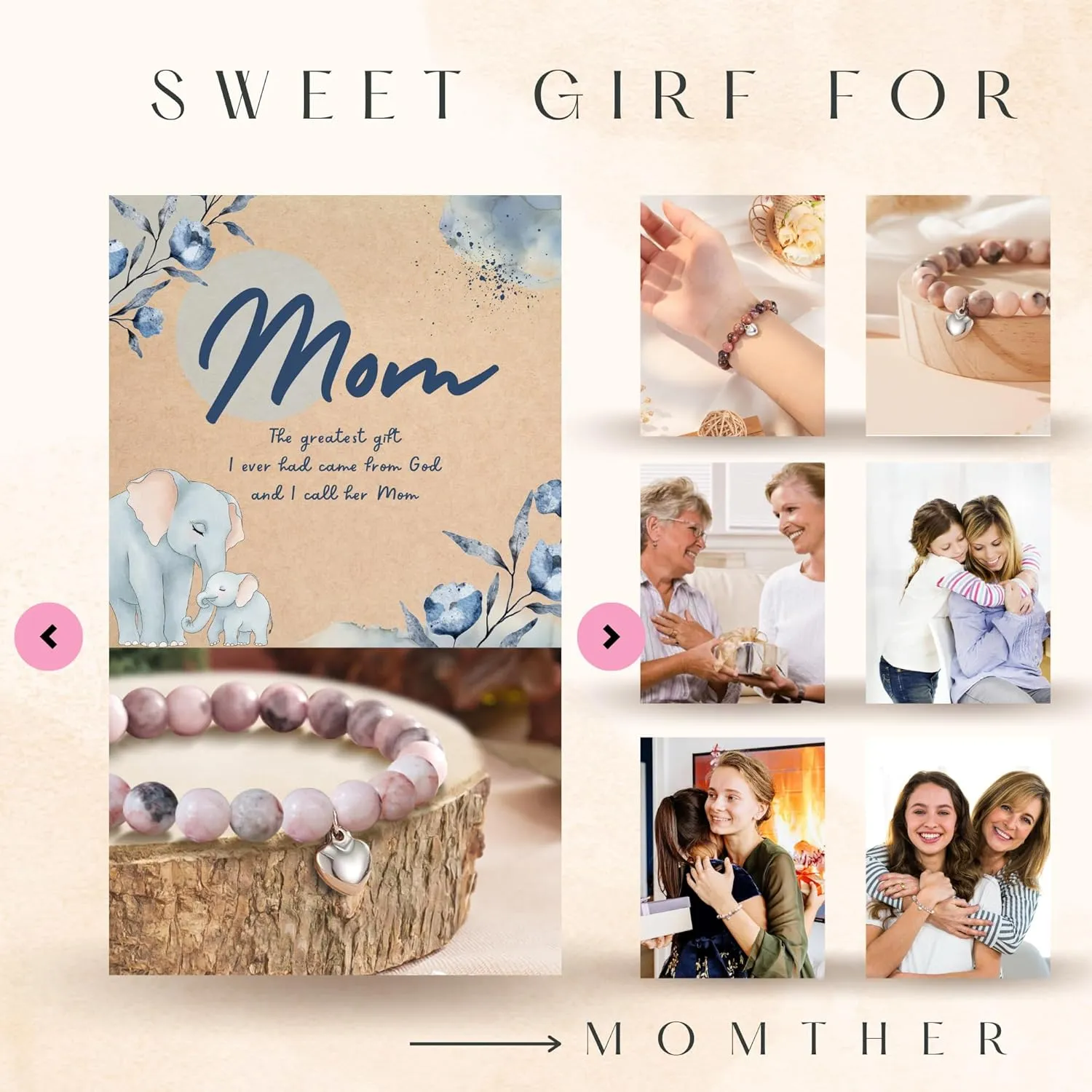 Best Mom Ever Bracelet - Mothers Day Gifts For Mom, Mothers Day Gifts, Mom Bracelets for Women, Gift for Mom, Unique Gifts For Women, Gifts For Mom from Daughter, Son
