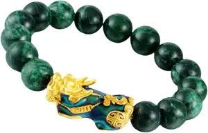 BESTYASH Men's Feng Shui Bracelet Hand Chain Agate Beads Fashionable Buddhist Bead Jewelry
