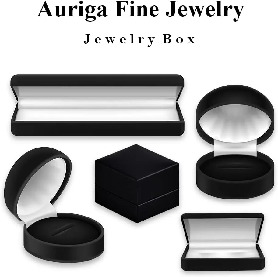 Black Zirconium Polished with Blue Imitation Opal Inlay 8 mm Band Size 7 to 13