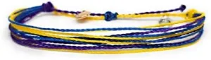 Bladder Cancer Awareness Bracelet | In Support of Loved Ones Battling Cancer | Fund Raising | Gift for her | Gift for him | Non-braided.