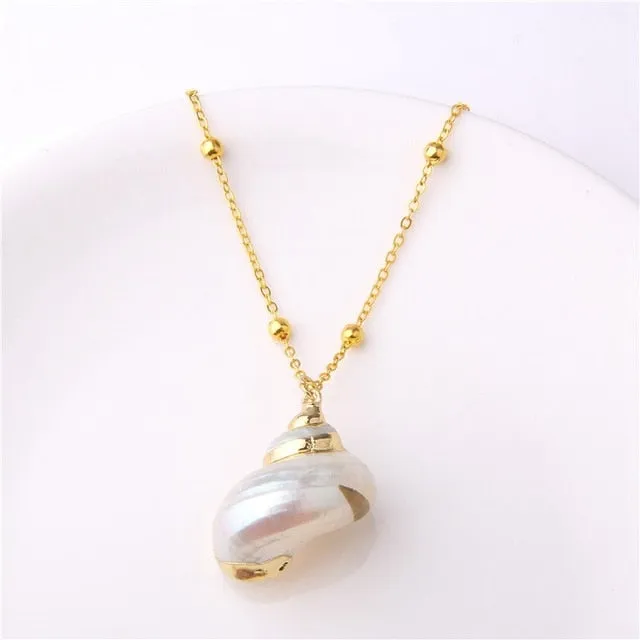 Bohemian Conch Shell Necklace