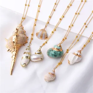 Bohemian Conch Shell Necklace