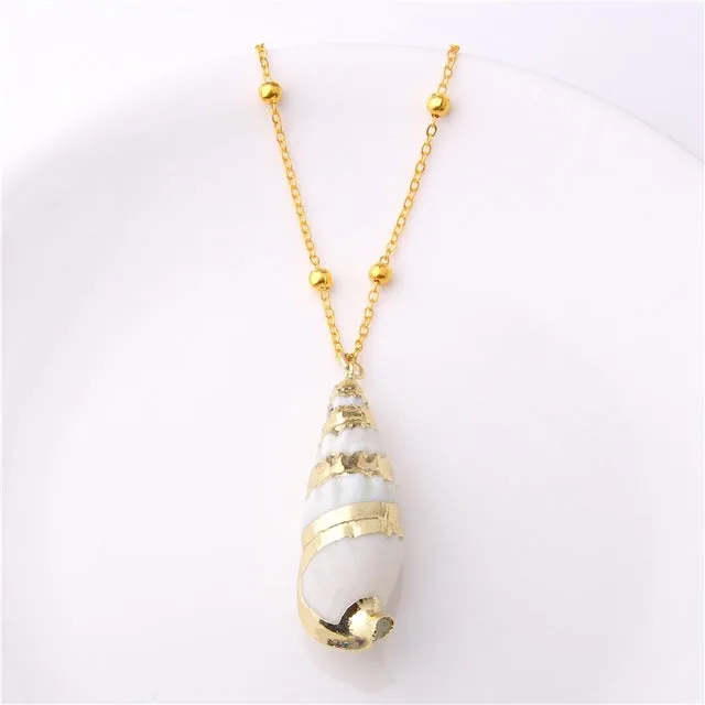 Bohemian Conch Shell Necklace