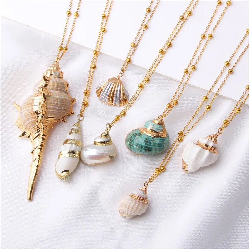 Bohemian Conch Shell Necklace