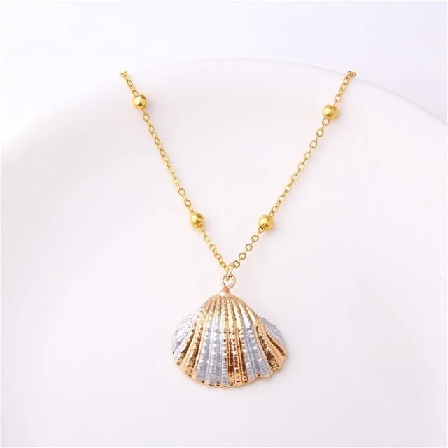 Bohemian Conch Shell Necklace