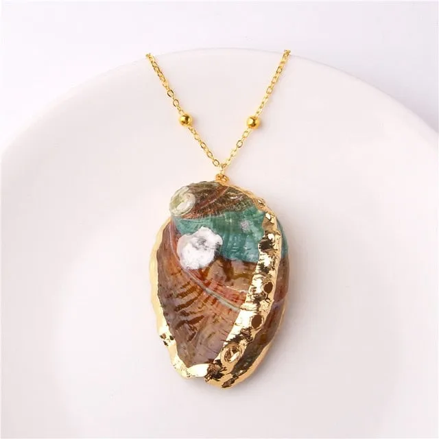 Bohemian Conch Shell Necklace