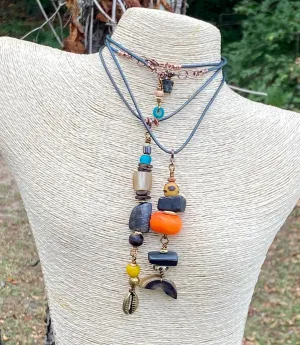 Bohemian Corded and Pendant Necklaces