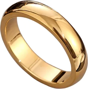 CCBFY 2 MM 4 MM Stainless Steel Ring Jewel Roman Numerals Stackable High Polish Plain Dome Tarnish Resistant Comfort Fit Ring Wedding Band Size 3-15
