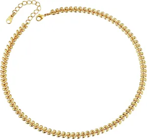 ChainsPro Women Chic Choker Necklace, Send Gift Box