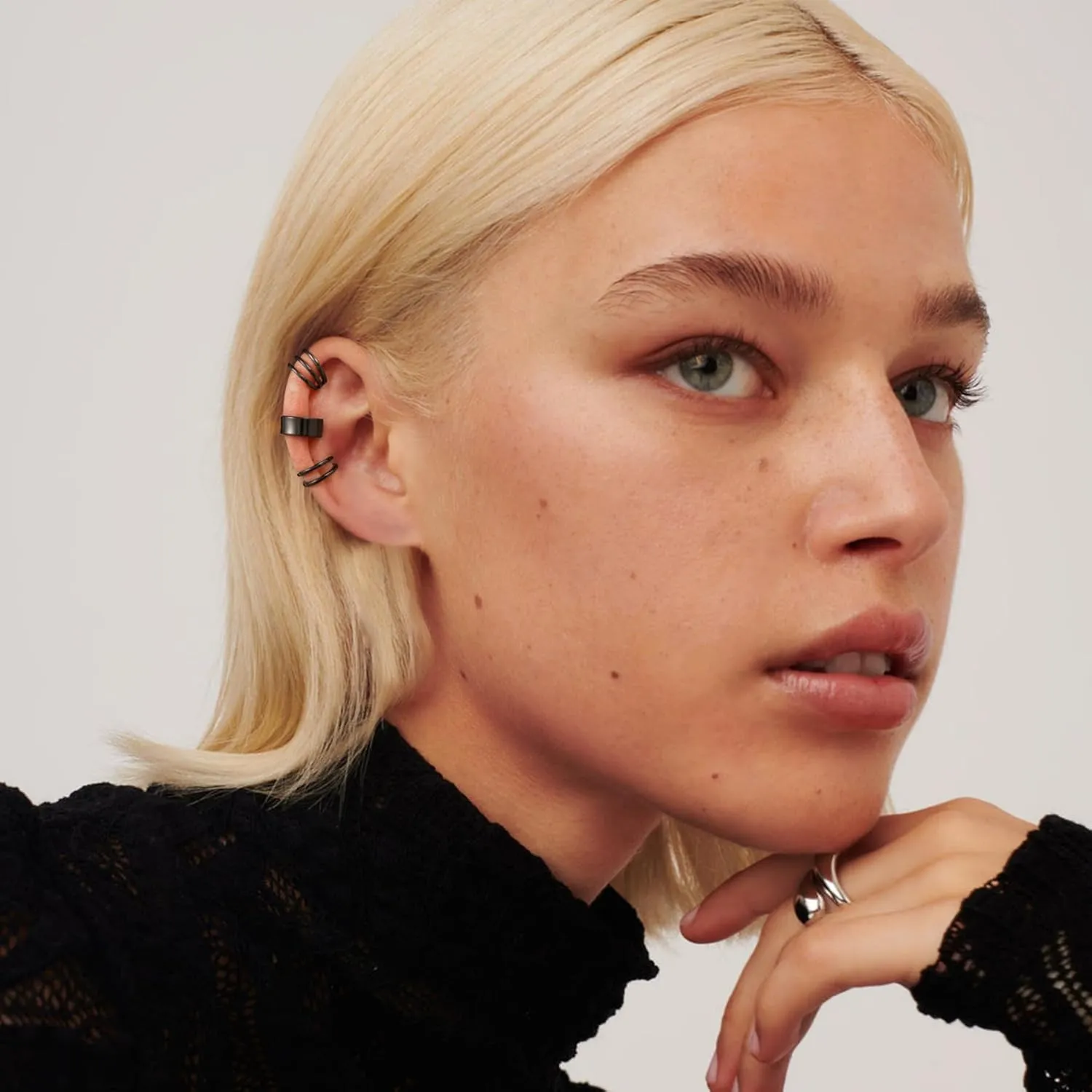CHIC & ARTSY Cuff Earrings 925 Sterling Silver Ear Cuff Earrings Non-Piercing Fake Helix Cartilage Cuff Earrings Various Styles Conch Ear Cuffs Fine Jewelry for Women Man