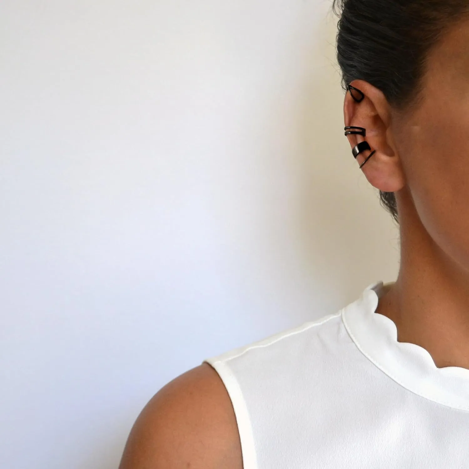CHIC & ARTSY Cuff Earrings 925 Sterling Silver Ear Cuff Earrings Non-Piercing Fake Helix Cartilage Cuff Earrings Various Styles Conch Ear Cuffs Fine Jewelry for Women Man