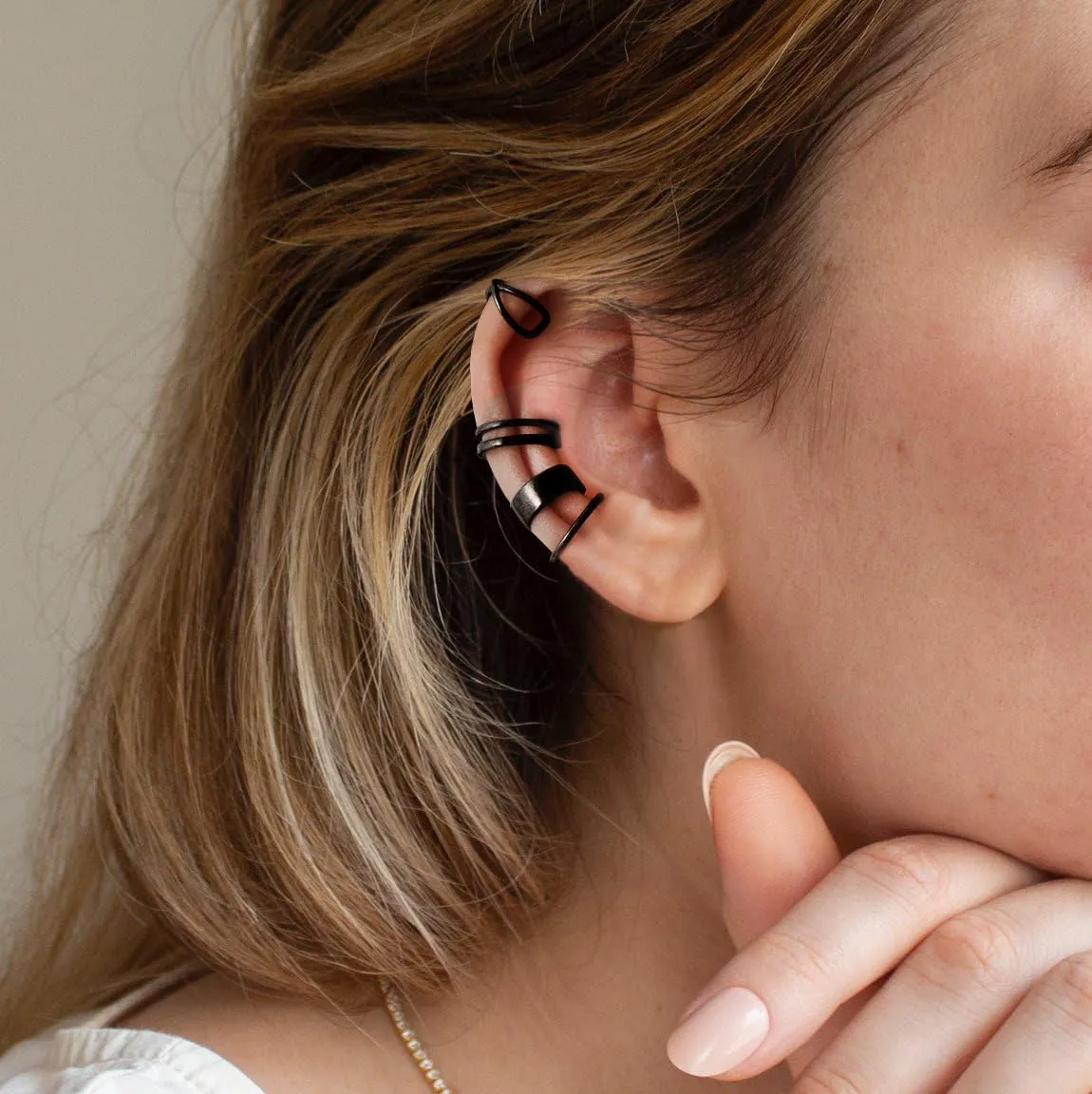 CHIC & ARTSY Cuff Earrings 925 Sterling Silver Ear Cuff Earrings Non-Piercing Fake Helix Cartilage Cuff Earrings Various Styles Conch Ear Cuffs Fine Jewelry for Women Man