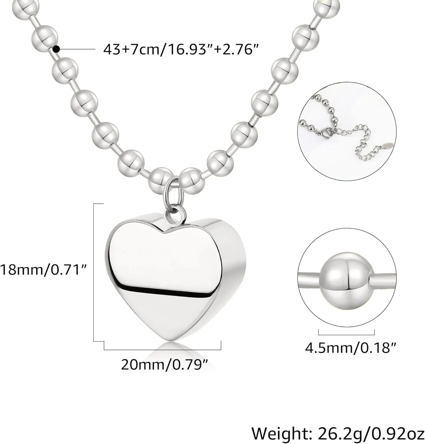 Chunky Gold Sun Heart Pendant Charm Necklace for Women 18K Gold Plated Thick Paperclip Chain Choker Necklaces Hip Hop Valentines Day Gift Jewelry