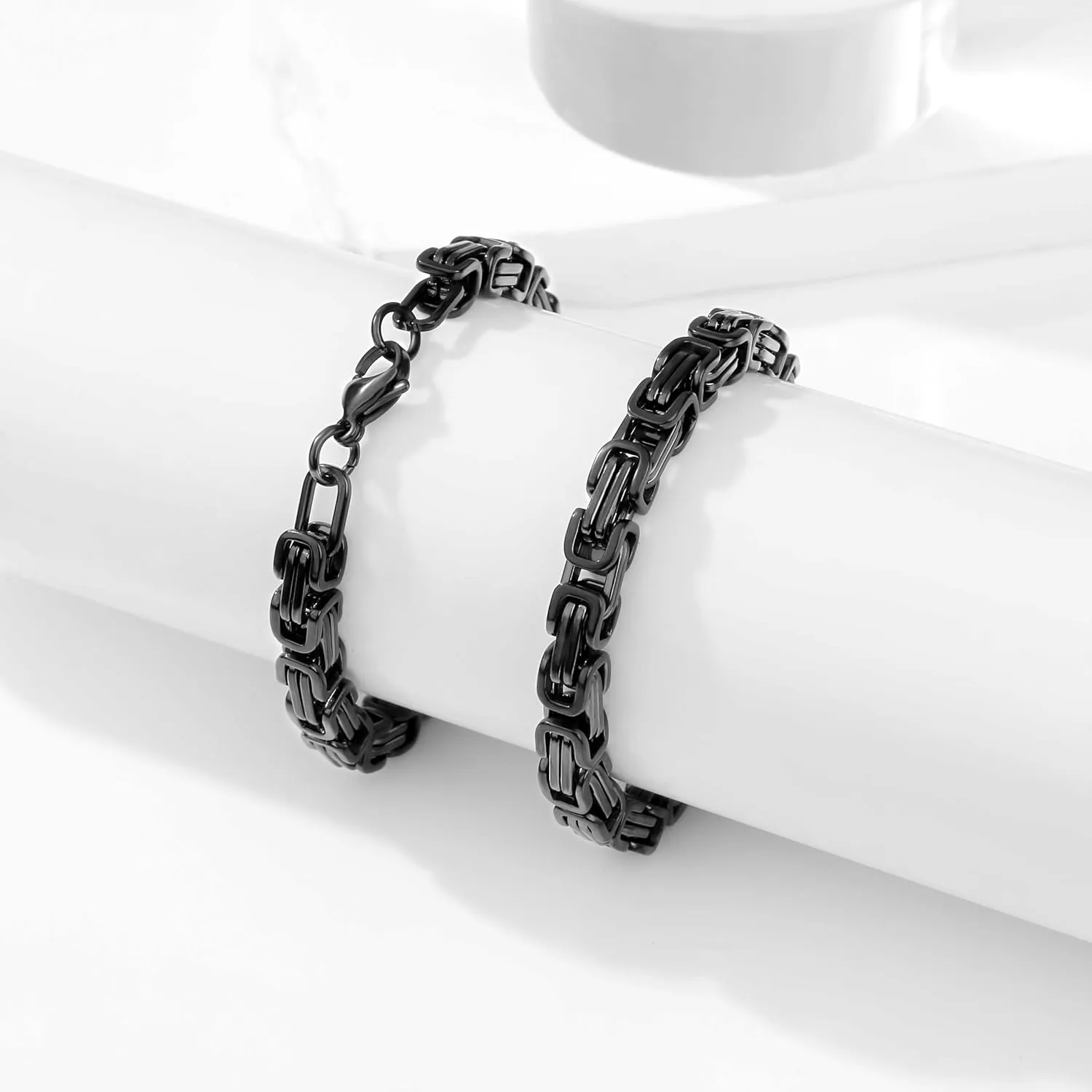 Cuban Link Bracelet for Men Unique Inspirational Gifts for Son Grandson Husband Boyfriend Brother Dad Stainless Steel Bracelets for Birthday Christmas Graduation Valentine's Day Father's Day Gifts