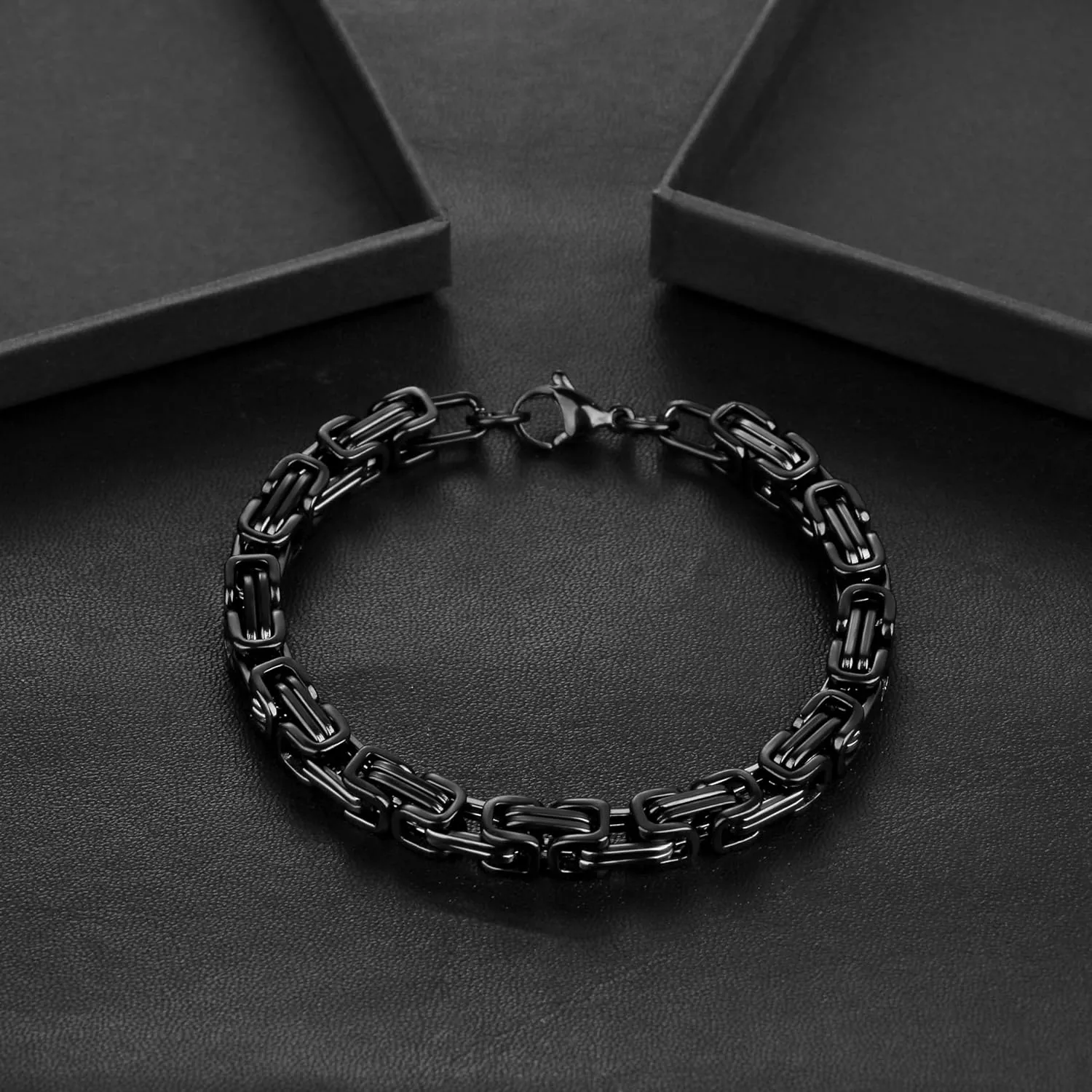 Cuban Link Bracelet for Men Unique Inspirational Gifts for Son Grandson Husband Boyfriend Brother Dad Stainless Steel Bracelets for Birthday Christmas Graduation Valentine's Day Father's Day Gifts