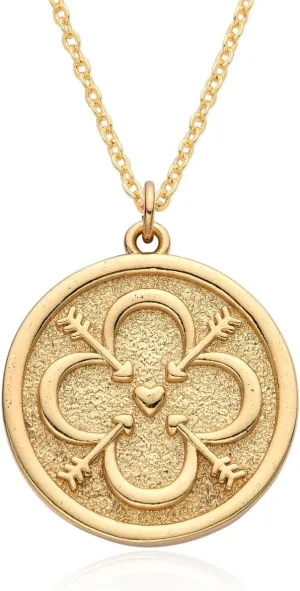 Dainty Necklace Initial Necklace For Women Round Moon star Clover Pendant Chain Coin Necklaces