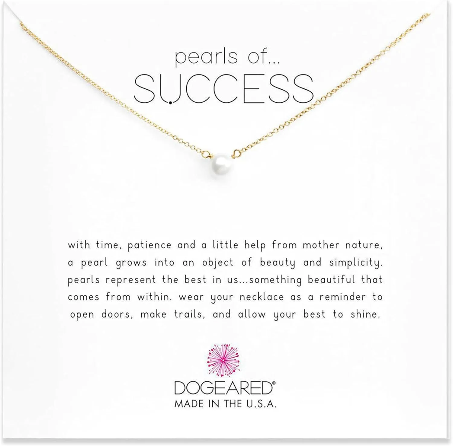 Dogeared Cultured-Freshwater Pearls of Success Necklace - Gifts for Mom