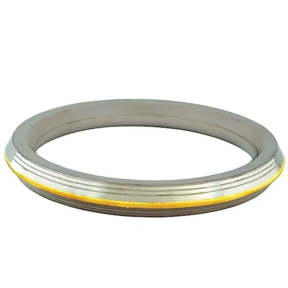 Duggu Unique Steel Punjabi Sikh Gents Heavy Kada Bangle Bracelet With Stylish Gold Brass Line For Men, Boys Birthday Gift (9 mm Thick) (70 MM)