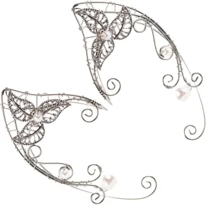 Earring Cuffs for Women Vintage Ear Cuffs Fairy Earring Clip-on Ear Wrap Elegant Jewelry for Wedding Party Daily Look