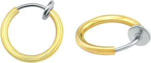 Earrings for Women, Silver Earrings Elegant Ear Cuff Stainless Steel Round for Jewelry Gifts