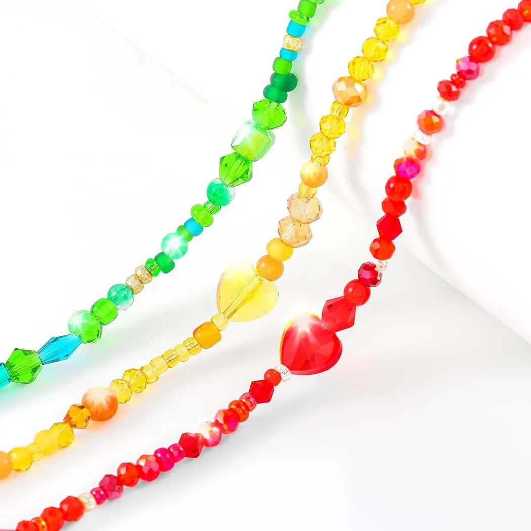 ELABEST Shiny Big African Waist Beads Belly Bead Waist Chain Beach 3PCS Waist Jewelry Body Accessories Women