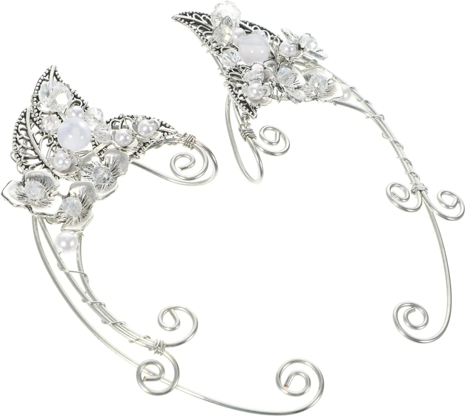 Elegant Fairy Ear Cuffs for Women Non-piercing Earring Cuffs Wrap for Parties and Dates
