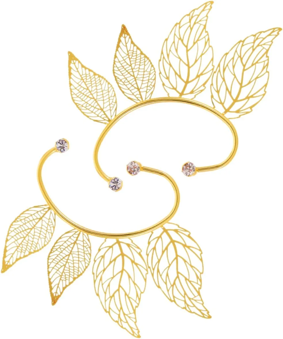 Elegant Leaf Ear Cuffs Non-piercing Cuffs for Women Stylish and Comfortable Clip-on Earrings
