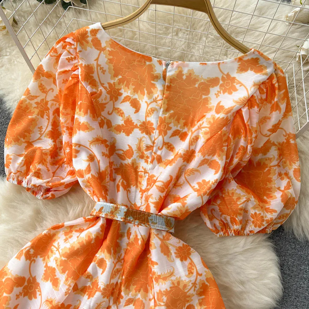 Evelyn Printed Dress
