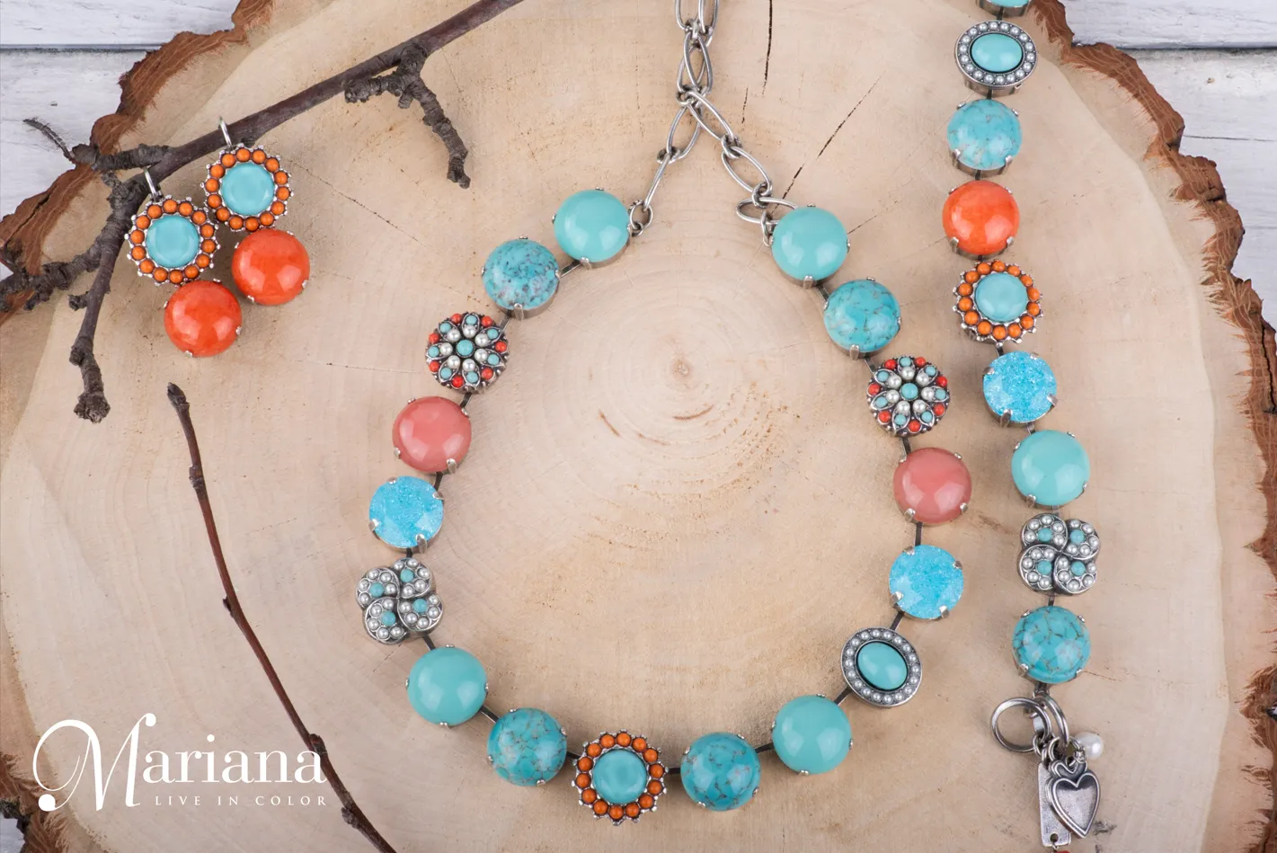 Extra Luxurious Cluster Necklace in "Mythical Dusk" *Custom*